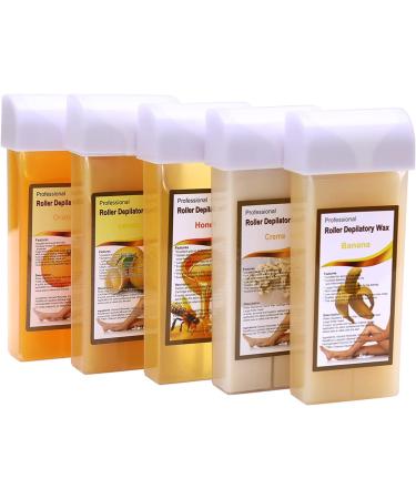 100 g de cire chaude pour pilation pilation rapide douce et non irritante inhibe le taux de croissance des cheveux convient pour plusieurs parties du corps avec plusieurs saveurs - Buy Online on GoSupps.com