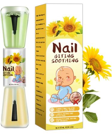 Anti-Thumb Bite Nail Polish For Toddlers (10 Ml) - Anti-Bite Baby Nail Polish | Liquid Day And Night Bitter Treatment For Weaning - Buy Online on GoSupps.com