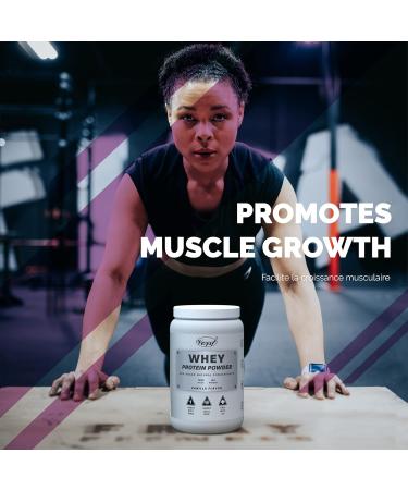 VORST Whey Protein Powder Vanilla 728g | 28 Servings | AAA Grade Concentrate Powder | No Added Sugar | 1 Jar - Buy Online on GoSupps.com