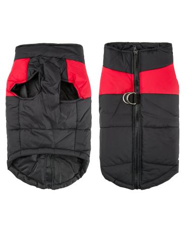 Shinmax dog coat winter jacket dog jacket waterproof jacket warm winter vest Small medium large lined breast protection dog puppy clothing vest pumpier vest s red - Buy Online on GoSupps.com
