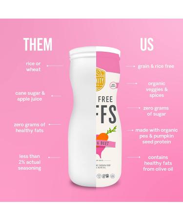 Serenity Kids 6+ Months Grain Free Puffs - Pack of 6 - Carrot & Beet - 1.5 Oz. - Buy Online on GoSupps.com