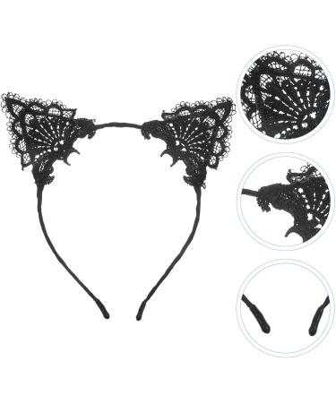 Frcolor Lace Cat Ears Headband Headpiece for Party Costume - Buy Online on GoSupps.com