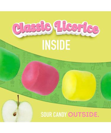 Wiley Wallaby Sourrageous Drops - Watermelon Green Apple Lemon Licorice Candy - 8 oz - Buy Online on GoSupps.com