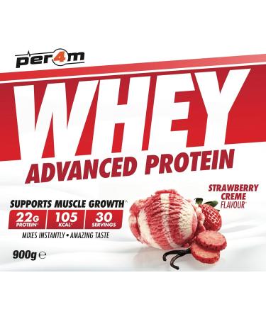  per4m Per4m Whey Protein Strawberry Cream 900g - Buy Online on GoSupps.com