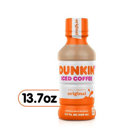 Dunkin Donuts Original Iced Coffee - 13.7oz (Pack of 12) - Shop Now for a Refreshing Pick-Me-Up - Buy Online on GoSupps.com