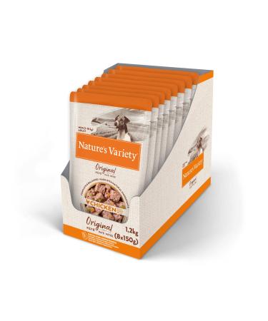 Nature's Variety Original No Grain Mini Adult Dog Food with Chicken - Box 8 x 150 g