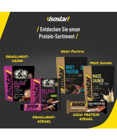 Isostar High Protein 90 - Chocolate Powder for Hyperprotein Drinks | 400g (16 Servings) - International Shipping Available - Buy Online on GoSupps.com