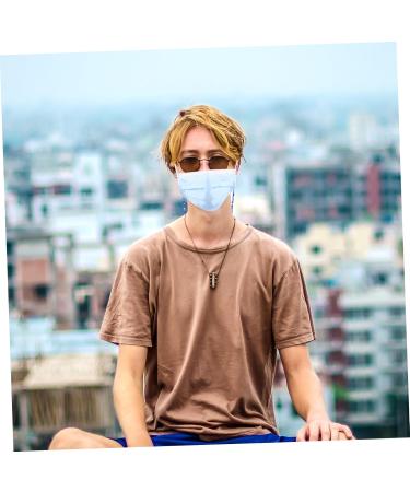 Solustre 2 Pcal Glasses Mask Chain - Pearl Cord Straps for Kids | Anti-Slip Face Cover Extension - 50x0.3cm - Buy Online on GoSupps.com