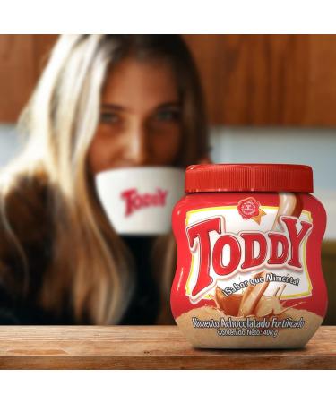 Toddy Chocolate Powder Drink Mix - Breakfast Shake with Vitamins and Proteins Instant Hot and Cold Beverage for Kids & Adults 14.10 Oz (Pack of 1) - Buy Online on GoSupps.com