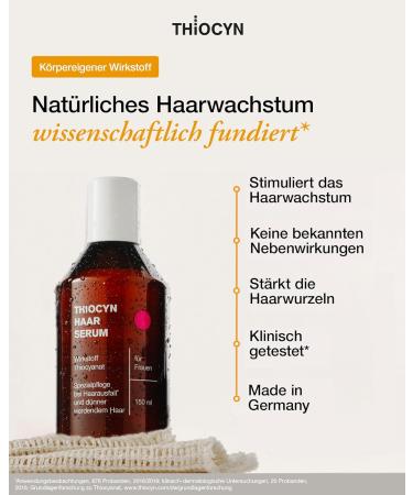 Thiocyn Hair Serum for Women - 3x150ml | Boost Hair Growth | Fight Hair Loss with Thiocyanate Biocyanate Biotin & Riboflavin - Buy Online on GoSupps.com