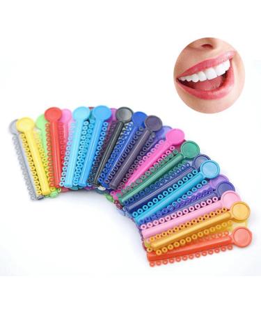 Mingqian Orthodontic Ligature Rings - Random Color Plastic Accessories for Braces | 1 Pack - Buy Online on GoSupps.com