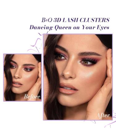 Shop B&Qaugen 3D Effect Lash Clusters - 144 PCS Fluffy Wispy Individual Eyelashes | Long Lasting Curl & Natural Look | International Shipping Available - Buy Online on GoSupps.com