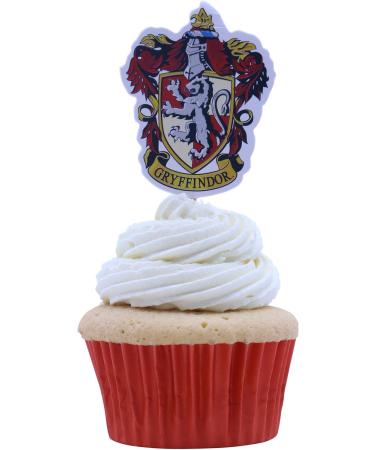 PME Harry Potter Cake Toppers Pack of 6 Hogwarts Crests - Buy Online on GoSupps.com
