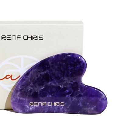 Rena Chris Gua Sha Guasha Purple Crystal Violet