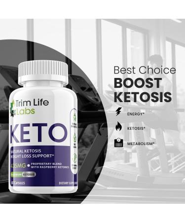 Trim Life Keto BHB Ketosis Supplement Pills - 2 Pack, 60 Count x 2 - Buy Online on GoSupps.com