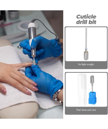 Beaupretty Nail Drill Bit Manicure Nail Bits Cuticle Drill Bit Cuticle Manicure Drill Bits Cuticle Cleaner Drill Bit Safety Bits for Nail Drill Tungsten Nail Drill Tungsten Steel Gel Two-way - Buy Online on GoSupps.com