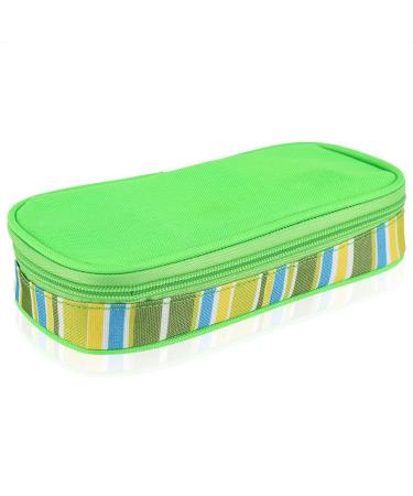Insulin Cooler Travel Case Medication Diabetic Insulated Organizer Portable Cooling Bag for Insulin Pens and Diabetic Supplies Green