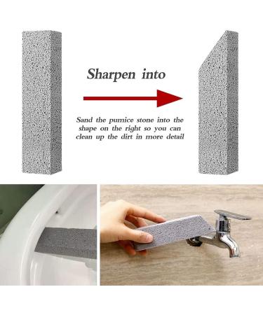 Dewedrt 6 Pack Pumice Stone Toilet Bowl Clean Brush Remove Toilet Bowl Hard Water Rings Calcium Buildup and Rust Suitable - Buy Online on GoSupps.com