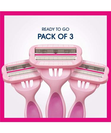 Schick Intuition f.a.b Women's Bi-Directional Disposables Razor - 3 Pack - Buy Online on GoSupps.com