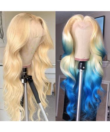 LUMIERE 613 Blonde Lace Front Wig 24 Body Wave - Brazilian Virgin Human Hair, 160% Density HD Lace Closure Wig for Black Women - Buy Online on GoSupps.com