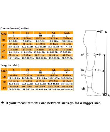 Women's Compression Pantyhose 20-30 mmHg for Varicose Veins & Edema - Beige 2XL - Buy Online on GoSupps.com