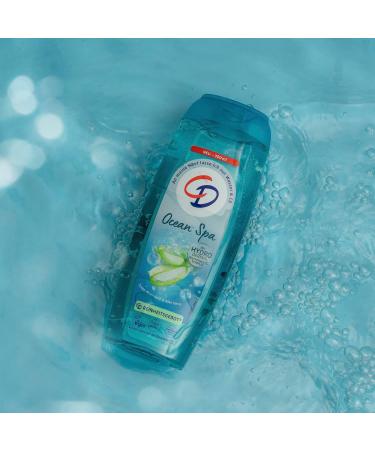 CD Shower Gel "Ocean Spa" - Shower gel with real Dead Sea salt and aloe vera extract - With hydro-dermal complex - Suitable for sensitive skin - Microplastic-free and vegan - 300 ml - Buy Online on GoSupps.com