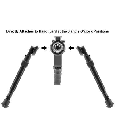 UTG Recon Flex M-LOK Bipod Matte Black - Cent. Height 8-11.8 | TL-BPDM02 - Buy Online on GoSupps.com