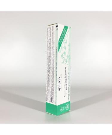 APEIRON Auromere Organic Herbal Toothpaste - Minted Taste Fluoride-Free Vegan 75ml - Buy Online on GoSupps.com