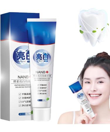 NANB Probiotic Rapid Whitening Toothpaste - Ultra Whiten Stain Removal for Fresh Breath - 2024 Probiotic Formula (1pcs)