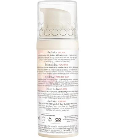 Burt's Bees Truly Glowing Hydrating Daily Face Lotion Face Cream Moisturizer for Dry Skin with Hyaluronic Acid 98.9% Natural Origin Developed with Dermatologists 51g Day Lotion for Dry Skin - Buy Online on GoSupps.com