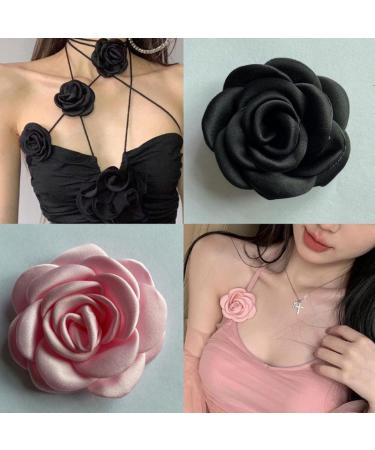 Southjieling Camellia Brooches & Attachments Elegant Jewelry Accessories for Sweaters Skirts & Dresses | White Floral Decorations - Buy Online on GoSupps.com