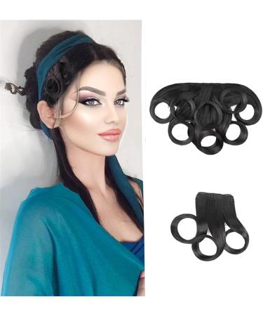 Bangs Hair Clip Synthetic Wig Bangs Chinese Style Ancient Fairy Performance Hair Accessories Headdress for Women Bangs Clip in Hair (Color : Natural Color) - Buy Online on GoSupps.com