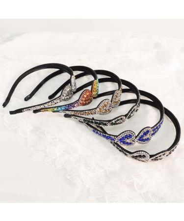 scicent Headbands for Women's Hair Rhinestone Jeweled Head Band Wedding Bridal Wide Band Hairband Beaded Sparkly Crystal Diamond Head Hoops Glitter Bling Birthday Party Holiday Hair Band - 29507 - Buy Online on GoSupps.com