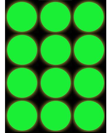 Tiger Tail Sports Recreational-Quality (1-Star 40mm) Ping Pong Balls Glow-in-Dark Green 12-Pack