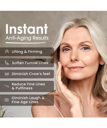 BioLogic Solutions MaxiLift Serum - Instant Face Lift Cream & Skin Tightening Serum for Youthful Skin in 2 Minutes | 0.5 Fl Oz - Buy Online on GoSupps.com