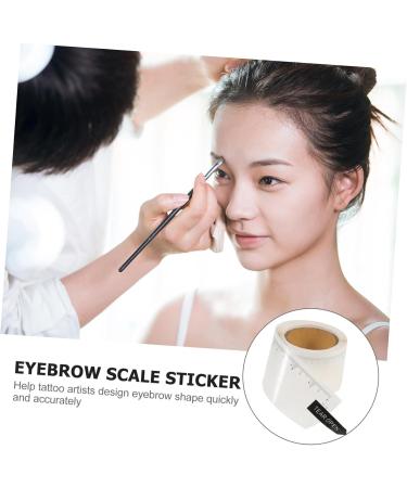 Balacoo 3 Rolls eyebrow tattoo ruler makeup kits make up kit Brow Measurer woman beauty tools unibrow 1 count (Pack of 1) White 2x3pcs - Buy Online on GoSupps.com
