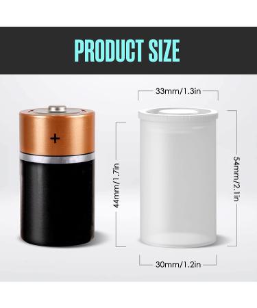 Houseables 60 Pack Film Canisters with Caps - 35MM Empty Camera Reel Containers for Rockets - White 8 OZ - Films Developing Processing Tube - Small Accessories Storage - Buy Online on GoSupps.com