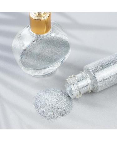 AOOWU Glitter Powder Spray Shiny Body Glitter Spray for Women Highlighter Loose Powder Spray Shimmer Sparkle Pearl Powder Makeup Spray for Body Hair Face and Clothing Colorful Silver - Buy Online on GoSupps.com