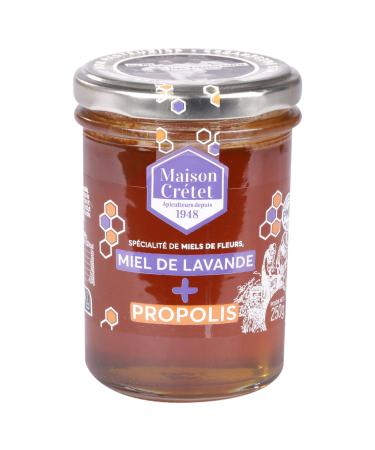 House Cr tet | Honey Sea Lavender and Propolis | Dense Propolis Extract | Glass Jar | Preparation of 250g