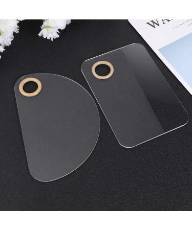 Clear Acrylic Nail Art Palette - 4 Stk Nail Color Tray for Makeup & Painting - Perfect for Artists & Manicure Kits - Buy Online on GoSupps.com