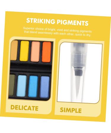 Lurrose 2 Sets Solid Watercolor Oil Paint Tool Trays Professional Watercolor Kit Painting Collection Travel - Buy Online on GoSupps.com