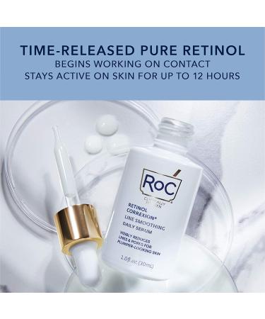 RoC Retinol Correxion Line Smoothing Daily Serum - Anti-Aging 1 fl oz (30 ml) - Buy Online on GoSupps.com