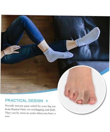Toe Sleeves Bandage Set - Pain Relief & Alignment Support with Gel Spacers - Buy Online on GoSupps.com