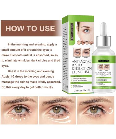 Eye Serum For Firm Skin & Tight Around Eye Eye Serum For Dark Circles & Puffy Eyes Bags Under Eyes Treatment For Women & Men Anti Wrinkle & Anti Aging Eye Serum Reduce Fine Lines - Buy Online on GoSupps.com