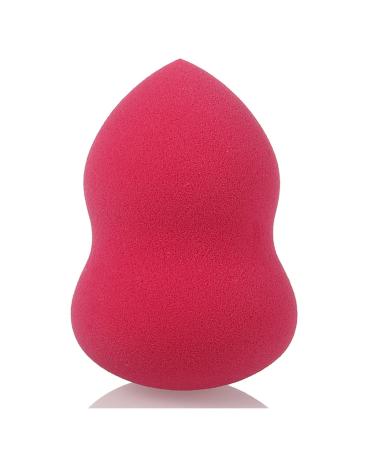 Makeup Sponge 1Pc Cosmetic Puff Powder Puff Smooth Women's Makeup Foundation Sponge Beauty To Make Up Tools & Accessories Water-drop Shape Makeup Sponge Holder(Gourd Rose)