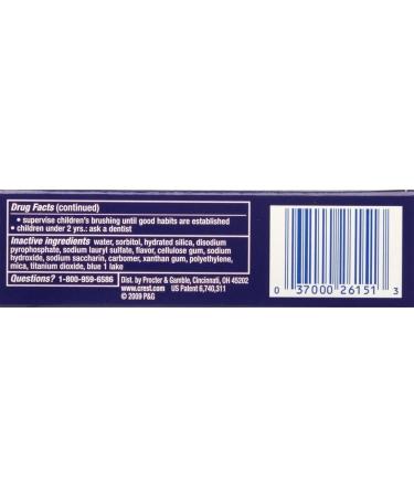 Crest 3D White Vivid Fluoride Toothpaste Radiant Mint 0.85 oz (Pack of 4) - Buy Online on GoSupps.com