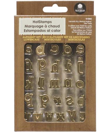Walnut Hollow HotStamps Uppercase Alphabet Set for Branding and  Personalization of Wood, Leather, and Other Surfaces