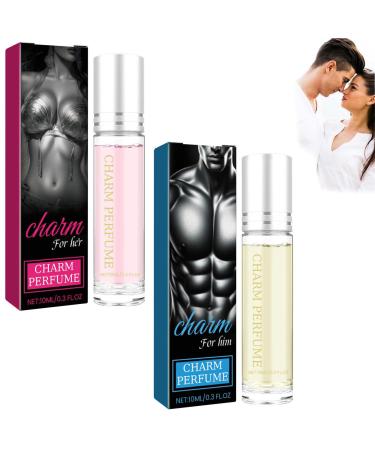 Long-lasting Pheromone Perfume Pheromone Perfume for Women to Attract Men Roll-On Infused Essential Oil Perfume Cologne for Men and Women (Mix)