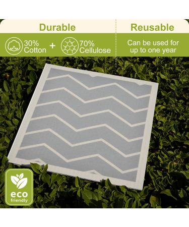 6pcs Swedish Dishcloths Scandi Geo Cat Pattern Reusable Cleaning Wipes Biodegradable Cellulose Wood Pulp Absorbent Sponge Cleaning Cloths for Kitchen Dish Rags Paper Towel Replacement Cat Scandi - Buy Online on GoSupps.com