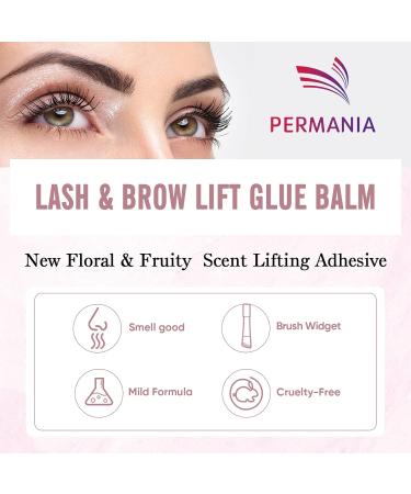 PERMANIA Eyelash Glue | Quick-Drying Eyelash & Eyebrow Lifting Glue | 10g White Peach - Perfect for International Shipping - Buy Online on GoSupps.com